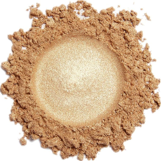 Demure Mineral Make Up (Gold Shimmer) Eye Shadow, Shimmer Eyeshadow, Loose Powder, Glitter Eyeshadow, Eye Makeup, Professional Makeup