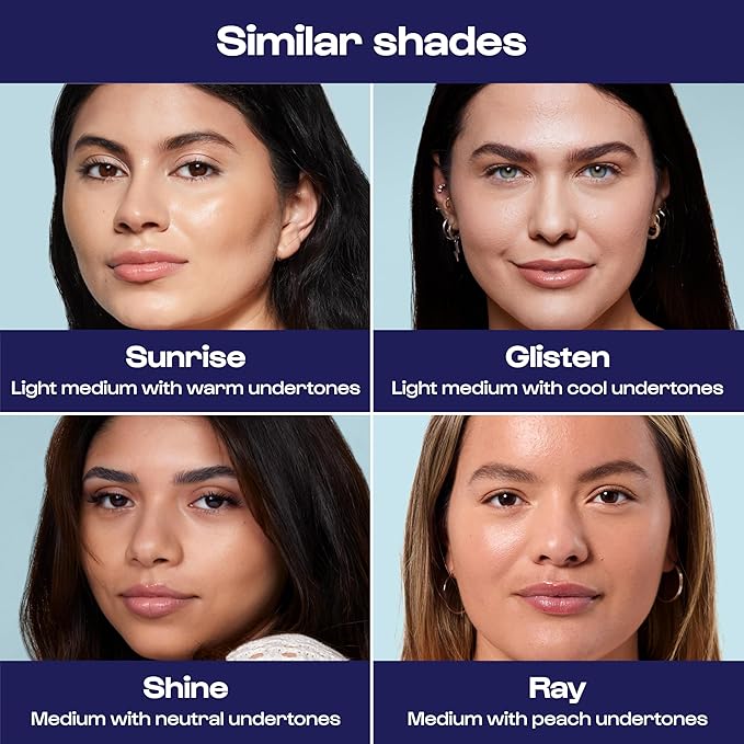 Alleyoop Sunsational Tinted Moisturizer SPF 50 for Face Broad Spectrum – 100% Mineral Face Sunscreen with Jojoba, Hydrating & Soothing Tinted Sunscreen, Vegan & Cruelty-Free (Glisten)