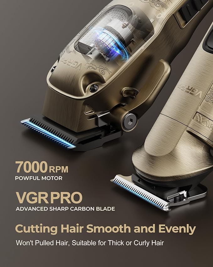 Hair Clippers for Men Professional, Cordless Hair Clippers for Hair Cutting, Mens Clippers and Trimmers Set, Electric Hair Trimmer for Men with Package Case