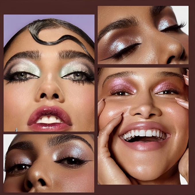 MAEPEOR Eyeshadow Stick Set 6 PCS Highly Pigmented Cream Eyeshadow Pen Waterproof and Long Lasting Shadow Pencil (Set 04)