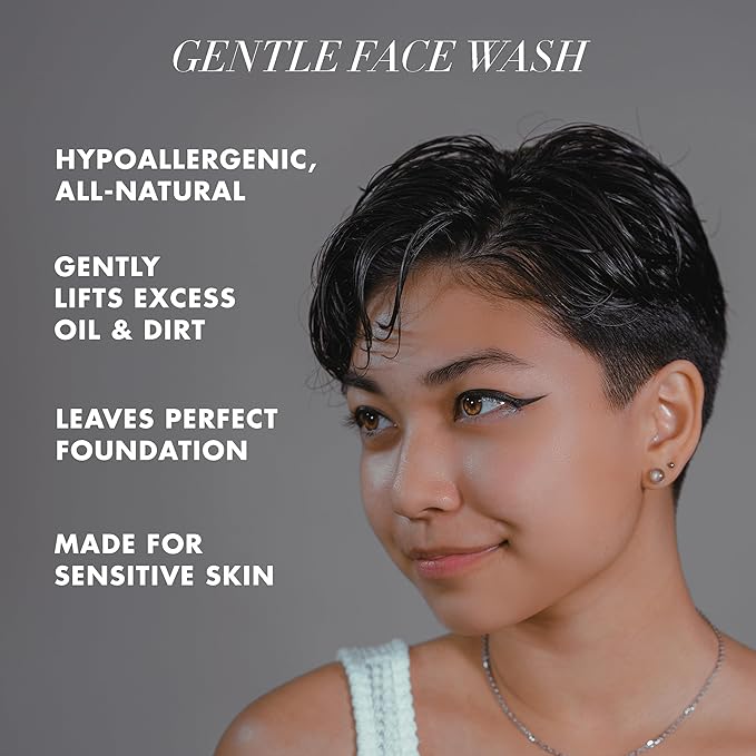 Hanz de Fuko Gentle Face Wash & Invisible Shave Cream Kit – Premium Facial Cleanser (8 oz) & Premium Men’s Shaving Cream (8 oz) – Made for Sensitive Skin, Hypoallergenic, Sulfate and Paraben Free