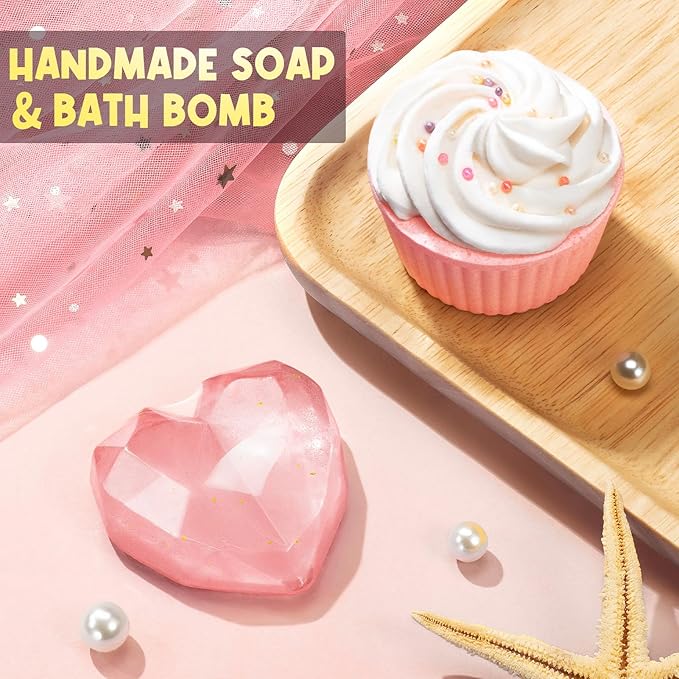 Birthday Gifts for Women Friendship, Unique Happy Birthday Gifts Basket for Mom Her Best Friend Sister Wife Girlfriend Coworker, Luxury Self Care Box Rose Relaxing Spa Gifts Set for Women with Blanket