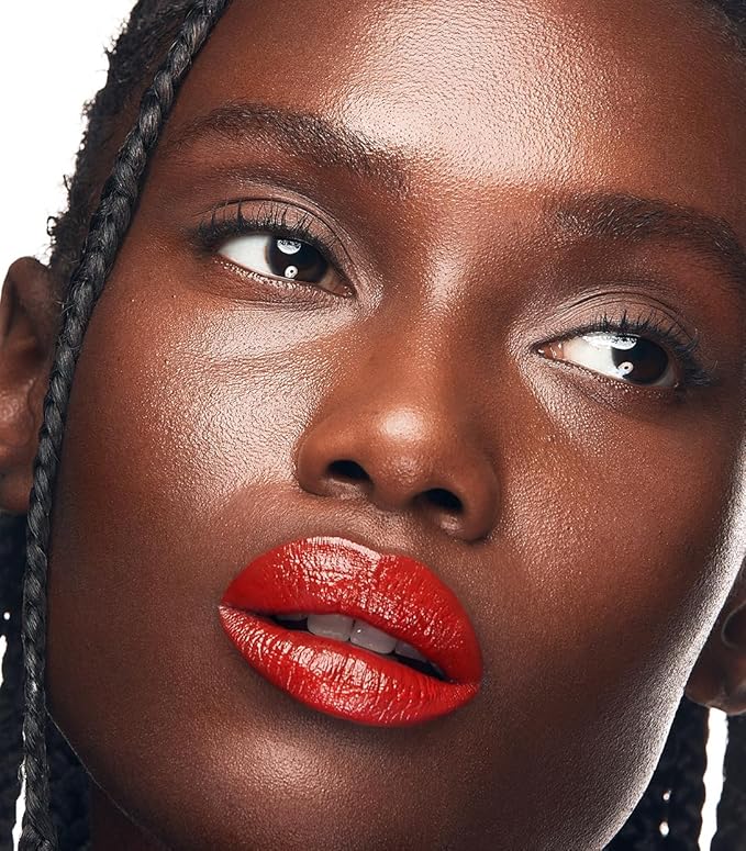 MAKE Beauty Cream Supreme Long-Lasting Lipstick. High Impact Hydrating Lip Color with Emollient Moisturizing Formula. Creamy Semi-Glossy Lipstick - Shade, New Lava