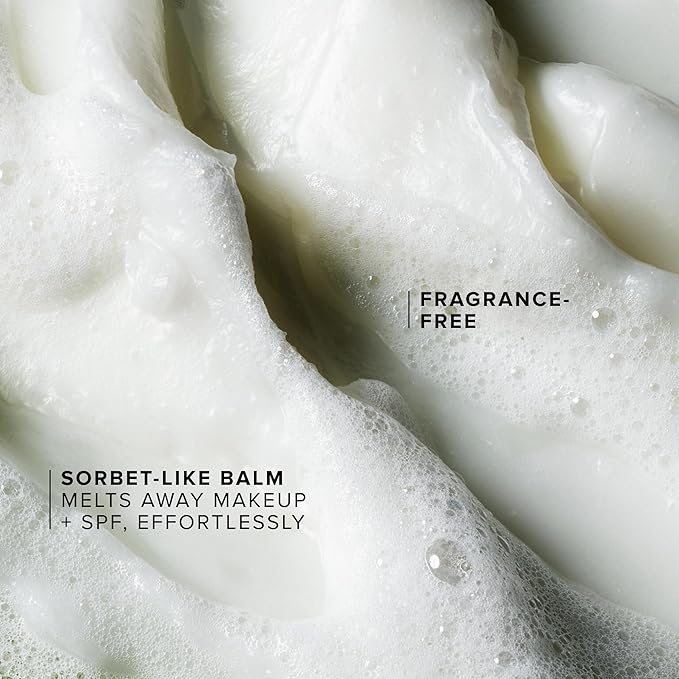 Farmacy Makeup Remover Cleansing Balm - Green Clean Waterproof Makeup Remover + Oil Based Cleanser - Newly Formulated Double Cleanser with Plant Based Waxes + Upcycled Moringa (30ml)