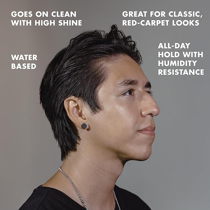 Hanz de Fuko Heavymade – Premium Men’s Hair Styling Pomade for an Extreme Hold, High Shine Finish – Water-Based, Humidity-Resistant Styler for Achieving Various Hairstyles – 2 oz, Travel Size