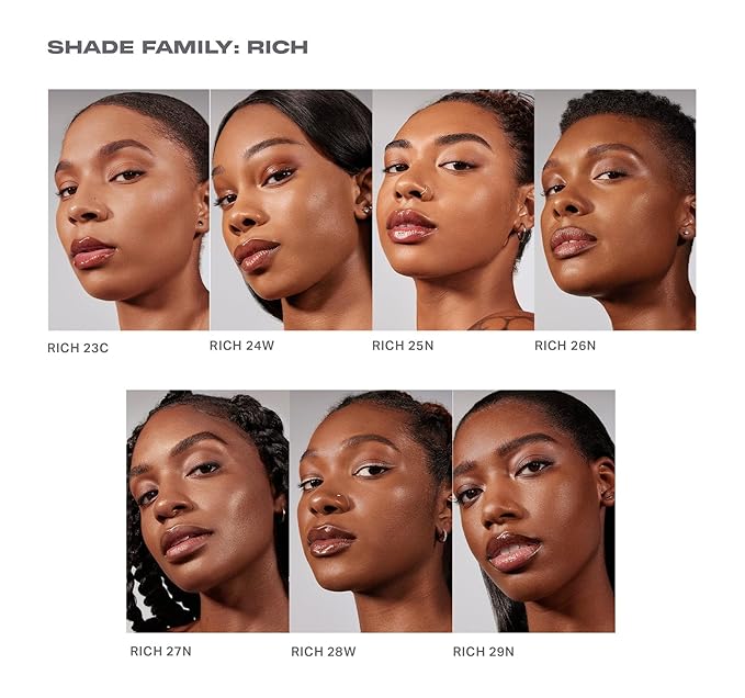 Morphe Lightform Dewy Foundation - Extended Hydration Foundation Makeup with a Lasting, Natural Radiant Finish - Long-Wearing Formula with Buildable, Medium Coverage - Rich 27N (1.01 fl oz)