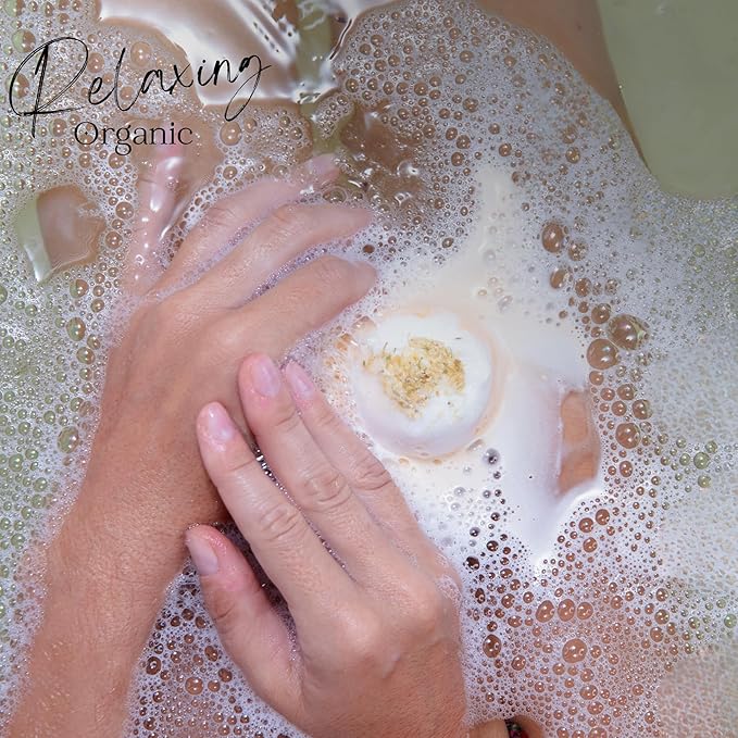 EvolutionUSA Inspire Bath Bombs for Women, 12 Gorgerous Flower Bath Bombs Topped with Dried Flowers, Luxurious Mother's Day Gift Set, Brithday Gift, Easter Gift or for Creating Lush Self Care Moment