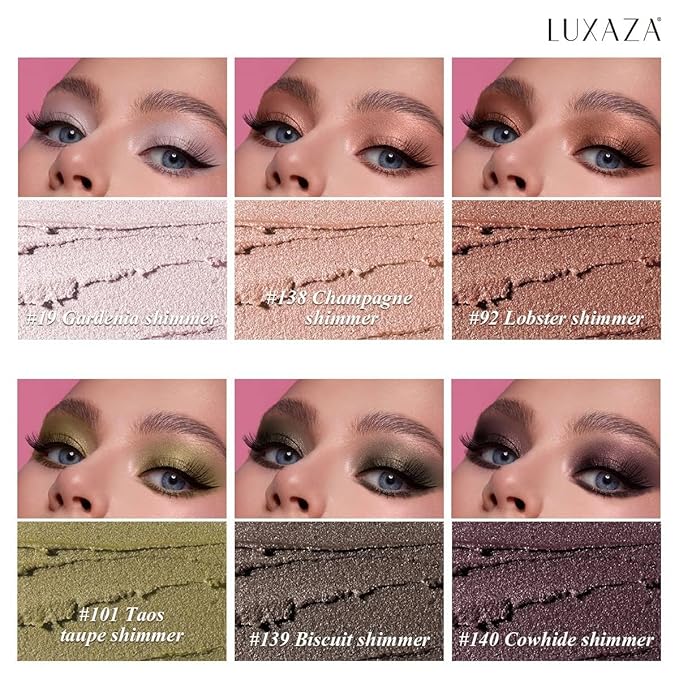 6PCS Champagne Pink Eyeshadow Stick Makeup Sets, Long Lasting Cream Shadow,Metallic And Matte Shimmer Eye Shadow Eye Brightener Stick Pencil Crayon, B04-Champagne Pink