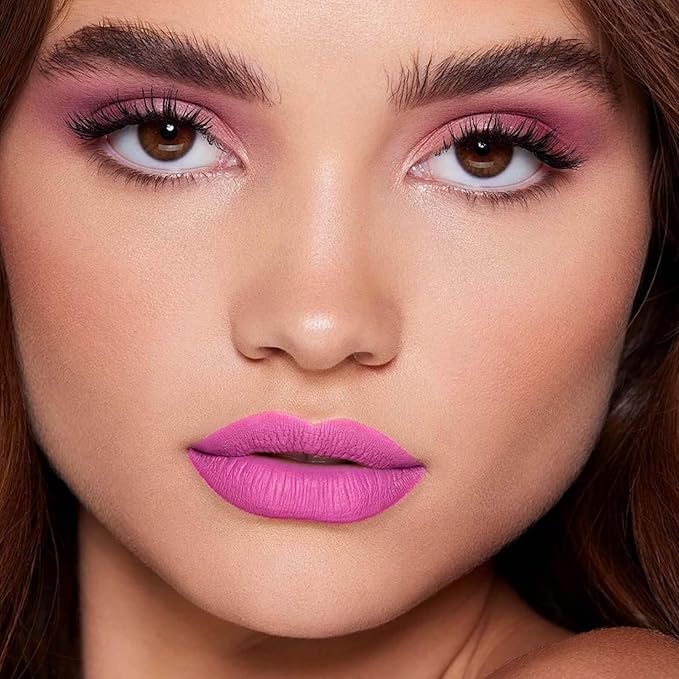 3-Pack Multicolor Matte Liquid Lipstick Set –Urban Chic, Purple & Fresh Petal – Long-Lasting, Smudge-Proof, Waterproof – High-Pigment, Transfer-Resistant Colors for All-Day Wear