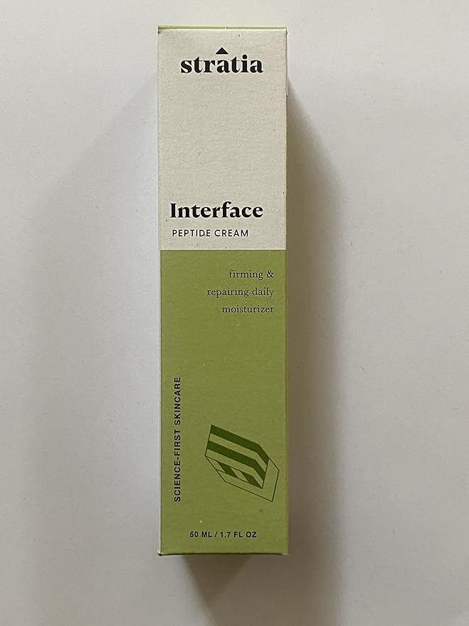 Stratia Lipid Gold & Interface Daily Moisturizer Bundle - Ceramide & Peptide Hydration Combo for Moisturizing and Strengthening the Skin Barrier, Suitable for All Skin Types, 1.7 oz Each