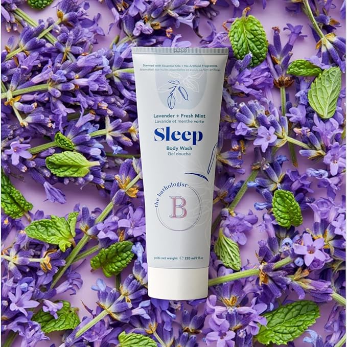 The Bathologist Sleep Creamy Body Wash, Lavender & Mint, Calming Body Cleanser for Evening Self-Care, Hydrating, Gentle Formula for All Skin Types, 7 oz