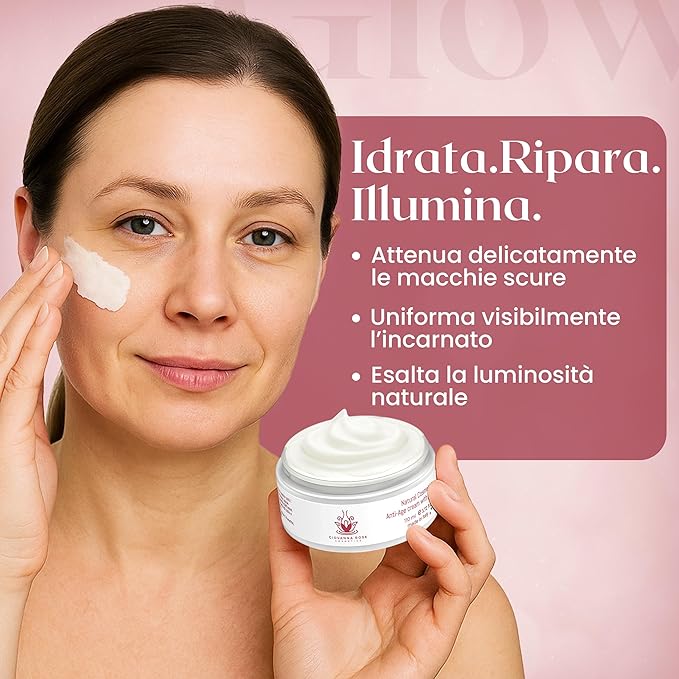 Anti-Wrinkle Snail Mucin Cream – 73% Snail Mucin Moisturizer, Hyaluronic Acid for Deep Hydration, Antiaging Face Moisturizer, Firm & Glowing Skin, 3.72 Fl Oz