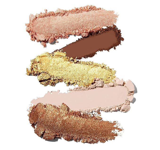 Morphe Rich & Foiled Artistry Palette - Foil-Effect Eyeshadow Palette with Matte, Shimmer & Foil Finishes - Brown & Gold Eyeshadow with Luminous Payoff - Gold Seeker (0.35 oz)