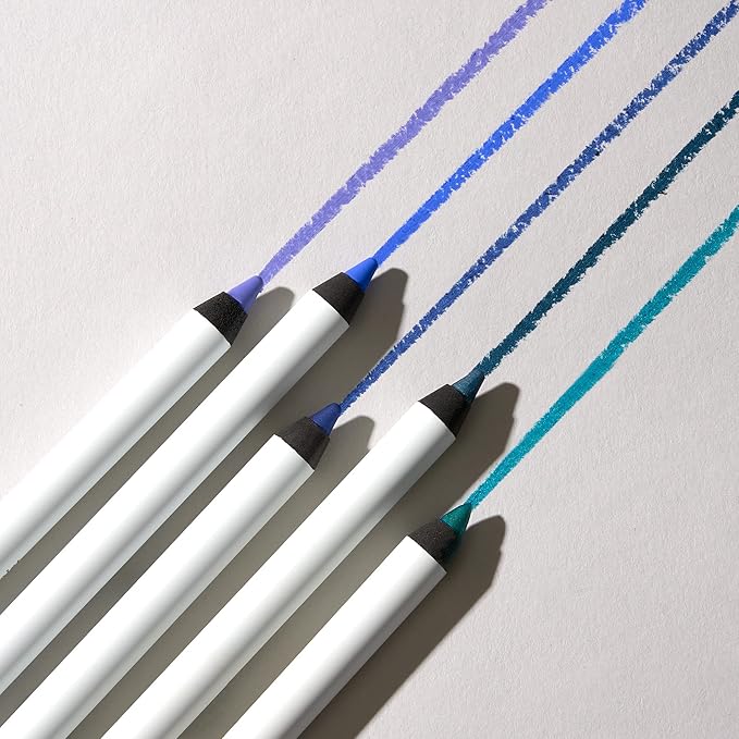 Julep When Pencil Met Gel Sharpenable Multi-Use Longwear Eyeliner Pencil - Neon Blue Shimmer - Transfer-Proof - High Performance Liner