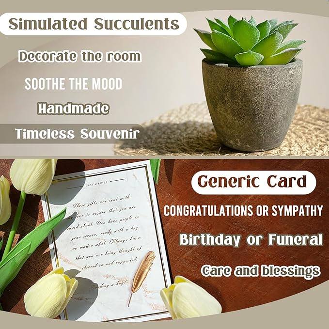 Care Package for Women,12PC Get Well Gifts for Women After Surgery,Birthday,Get Well Soon,Grief,Sympathy Gifts,Condolences (white)