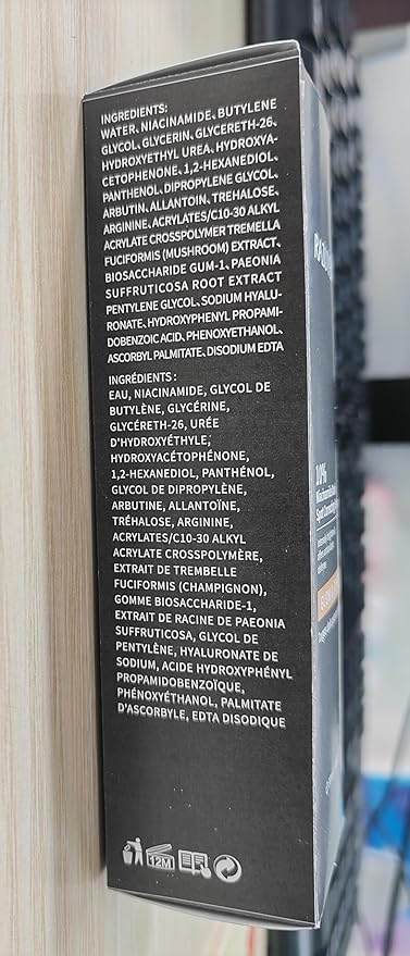 10% Niacinamide Serum, Panthenol, Arbutin Face Serum to Help Improve Uneven Skin Tone and Soothing Skin, Hydrating Serum for Radiant Skin, 30 ml