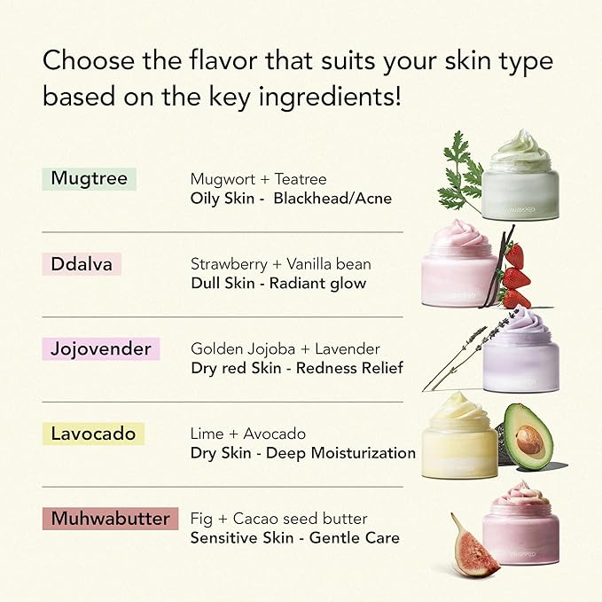 WHIPPED Cream Facial Cleanser Lavocado - Lime & Avocado Face Wash - For Dry Skin, EXTRA DEEP Moisturizing Cleanser, Niacinamide, Hyaluronic Acid, Vegan Korean Skincare, 4.5 oz