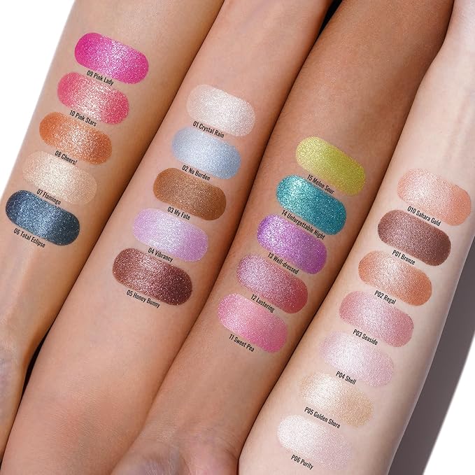 Oulac Grey Cream Eyeshadow, Waterproof Highly Pigmented Glitter Eye Shadow with Moisturizing Formula, Extremely Soft Creamy Texture, Easy to Blend, Large Capacity,.(06)