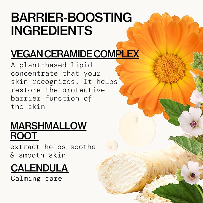 Pacifica Face Wash for Sensitive Skin Facial Cleanser Vegan Ceramide Barrier Repair Extra Gentle for Daily Fragrance Free for Sensitive Skin, Clean Beauty, Vegan & Cruelty-Free Dermatologist Tested