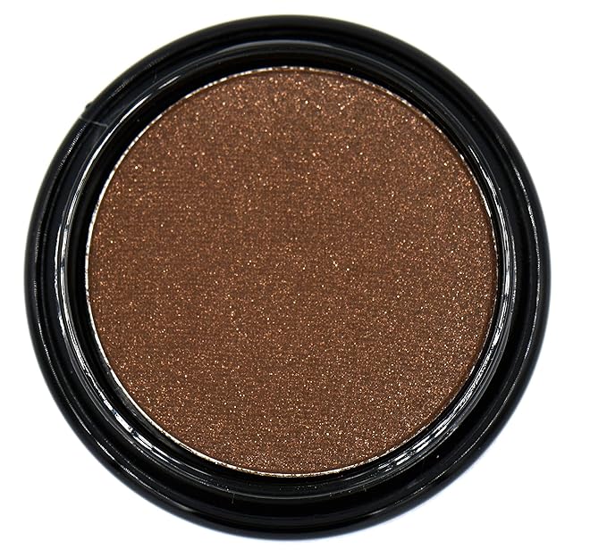 Truffle Chocolate Deep Dark Chestnut Cocoa Brown Shimmer Pressed Powder Single Vegan Eyeshadow; Talc, Paraben & Cruelty Free