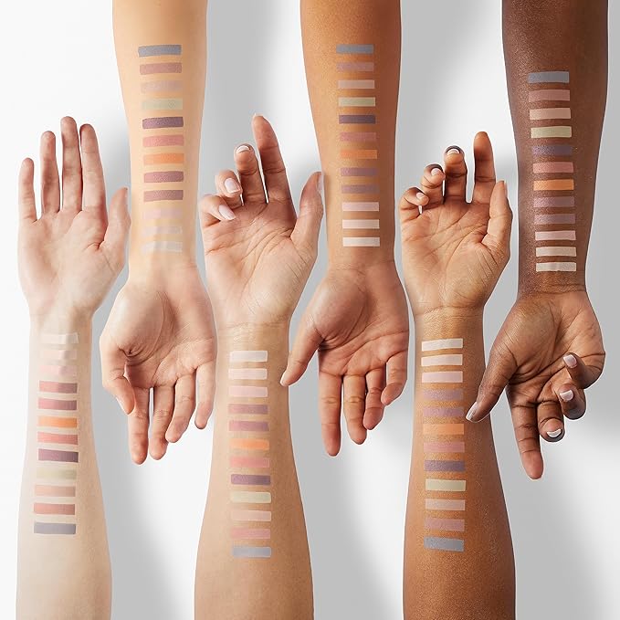 Lamora Eyeshadow Palette Makeup - Eye Makeup Palette with 16 Highly Pigmented Matte Shades - Vegan & Blendable