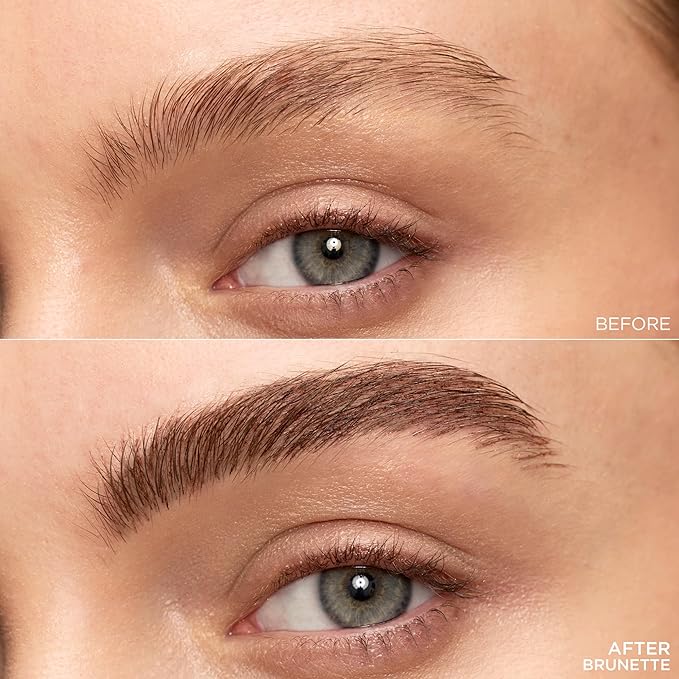 L'Oreal Paris Faux Brow, Hair-Like, Filling Eyebrow Pen with Double-Brush Tip, Fast & Precise Eyebrow Makeup, Brunette, 0.04 Fl Oz