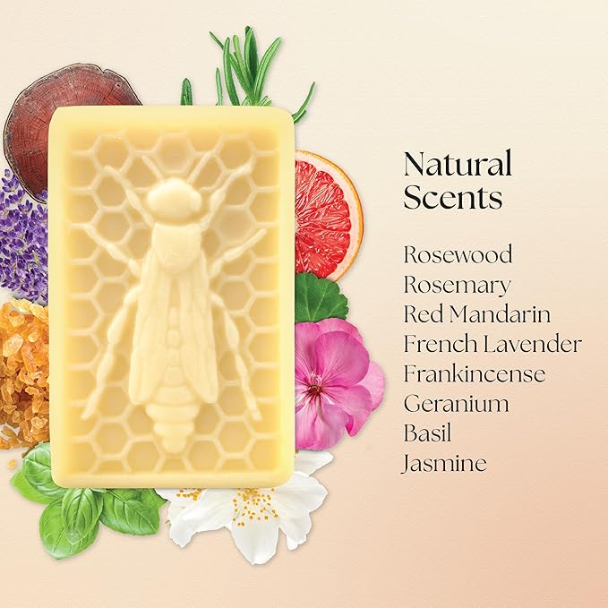 Moisturising Solid Hand Cream Bars | For Dry & Sensitive Hands | Golden Rosewood Scent | Natural Hand Cream | No Sticky Residue | Luxury Gift | Cruelty Free | Edinburgh Skincare Company