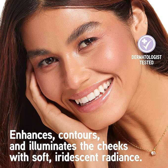 Physicians Formula Happy Booster Glow & Mood Boosting Blush, Silky Smooth Formula, Hypoallergenic, Blends Easily with Radiant Finish – Rose