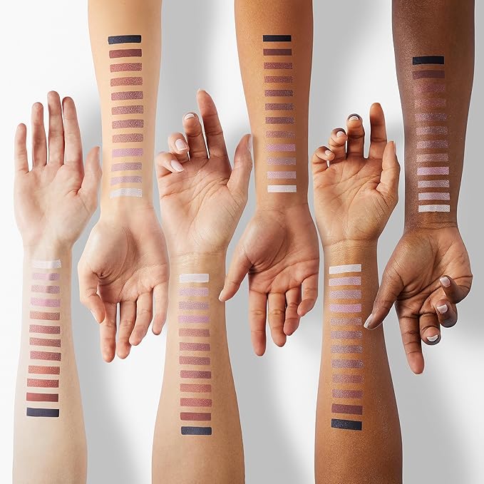 Vegan Nude Eyeshadow Palette - 16 Shades Organic, High Pigment, Long Lasting Shimmer