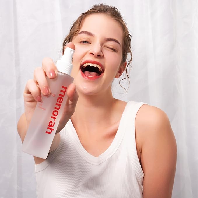 menorah Skincare - Hydrating Spray - with Rice and Prebiotic, Toner, Soothing Facial Spray, Trouble Care, Moisture Balance, Refreshing, Purifying, Calming, All Skin Types