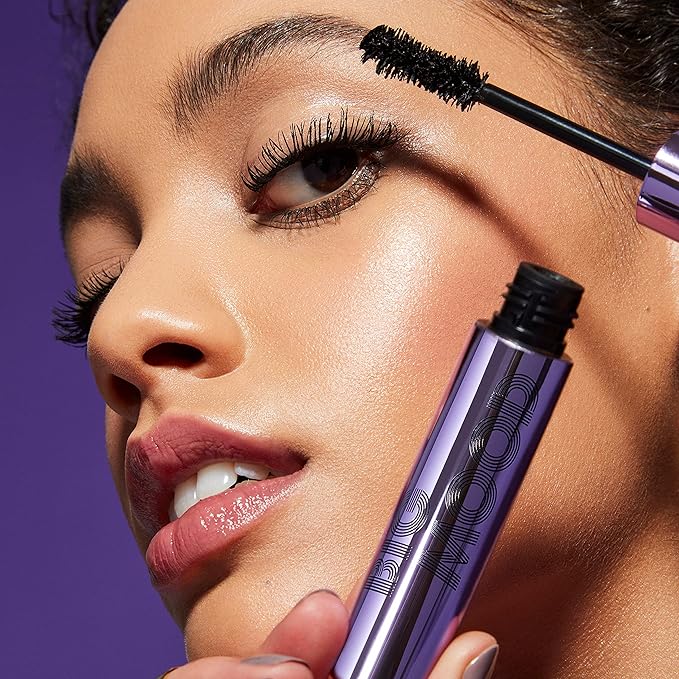 e.l.f. Big Mood Mascara, Instantly Creates Long-Lasting, Bold & Lifted, Voluminous Lashes, Infused with Jojoba Wax, Deep Brown, 0.30 fl Oz
