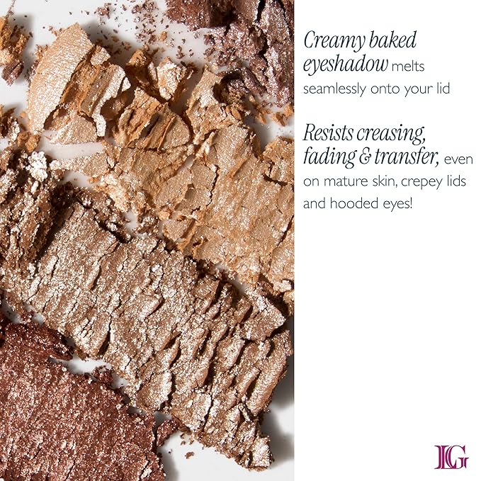 LAURA GELLER NEW YORK Delectable Delights Shimmer-Finish Baked Eyeshadow Kit with Kajal Mascara | Long-Lasting Crease-Proof Baked Eyeshadows for Mature Skin - Amazon Exclusive