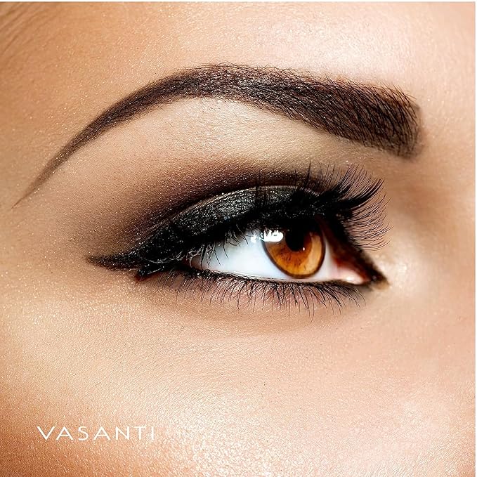 VASANTI Kajal Waterline Eyeliner Pencil - Long-lasting, Waterproof, Smudge-proof, Safe for Sensitive Eyes, Waterline Eye Liner - Opthalmologist Approved and Tested (Intense Black)
