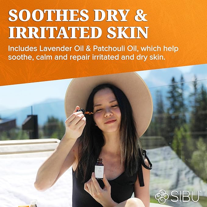 sibu LUXE Oil, Made with USDA Organic Essential Oils and Premium Himalayan Sea Buckthorn (1 oz) – Hydrates, Reduces Redness, and Soothes Irritated Skin