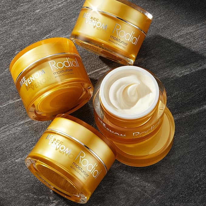 Rodial Bee Venom Moisturiser Cream 1.7fl.oz - Intense Face Cream to Restore Skin Elasticity and Firmness - Anti-Aging Formula - Juvinity for Collagen Production Boost - Long Lasting Hydration