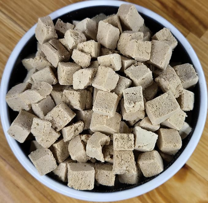 Freeze Dried Raw Dog Food, Chicken Recipe, All Natural, No Synthetics, Made in USA with Goat's Milk & Organic Produce, High Protein, Complete Meal (14oz)