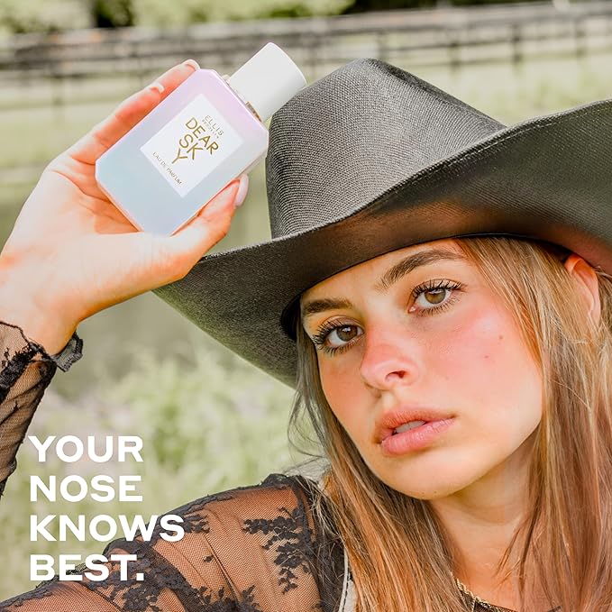 Ellis Brooklyn DEAR SKY Eau de Parfum – Fruity Floral Perfume for Women, Honeydew Melon, White Peony & Upcycled Cedarwood, Clean, Vegan, Cruelty-Free Fragrance, Travel Spray, 50ml / 1.7oz