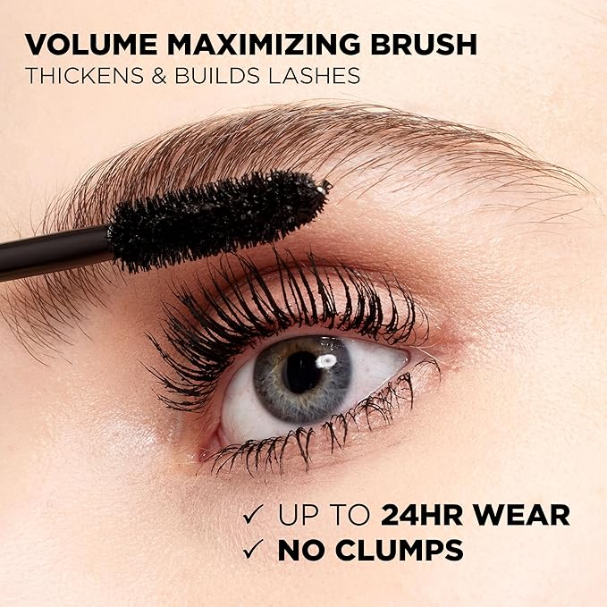 L’Oreal Paris Makeup Voluminous Original Volume Building Mascara, Carbon Black, 0.26 Fl Oz