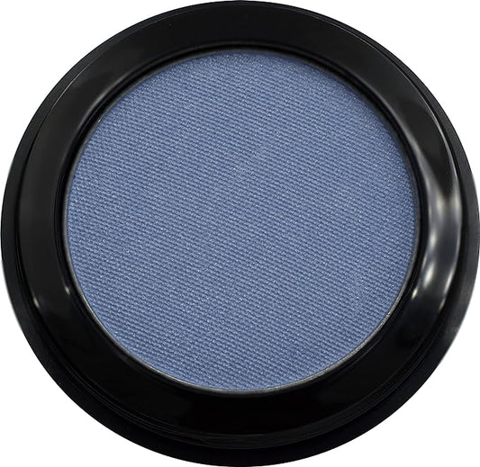 Light Pale Blue Velvet Shimmering Robins Egg Opaque Pressed Powder Single Vegan Eyeshadow; Talc, Paraben & Cruelty Free