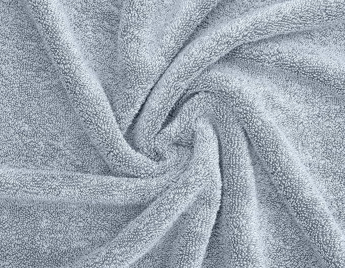 Delara Organic Cotton Luxuriously Plush Washcloths Pack of 6 | GOTS & Oeko-TEX Certified | Premium Quality Face Towels | Feather Touch Technology|650 GSM Long Staple|Soft, Quick Dry & Ultra-Absorbent