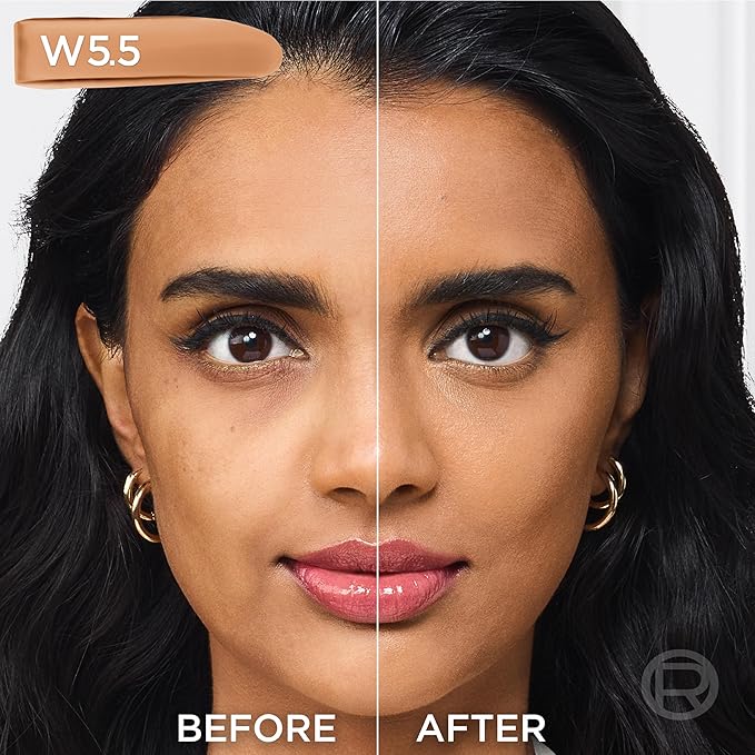 L'Oreal Paris True Match Super-Blendable Foundation, Medium Coverage Liquid Foundation Makeup, W5.5, Medium, 1 Fl Oz