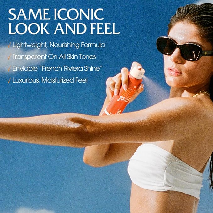 Vacation Orange Gelée SPF 30 Sunscreen Spray Oil & Air Freshener Bundle, Tanning Oil with SPF, Suntan Lotion Spray, Transparent on All Skin Tones, Dermatologist-Tested, Vegan, 5 Fl. Oz.