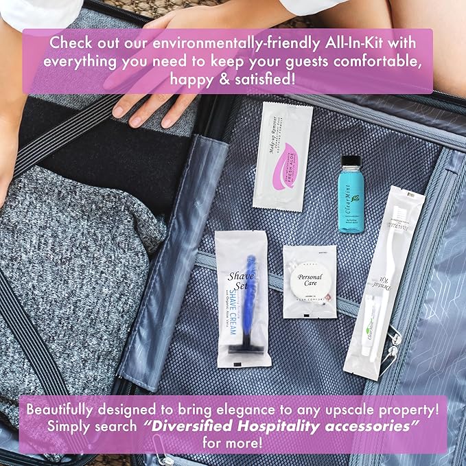 Fresh Aloe Makeup Remover Wipe for Hotel, AirBnB, VRBO, Vacation Rental (Case of 500)