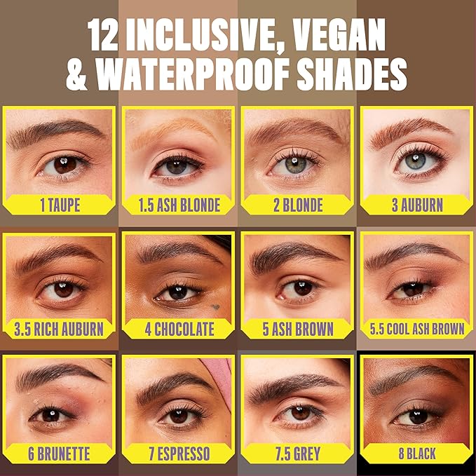 NYX PROFESSIONAL MAKEUP Micro Brow Pencil, Precise Tip, Waterproof, Vegan Eyebrow Pencil - Rich Auburn