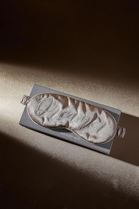 Super Soft Eye Masks with Adjustable Strap Bedroom Décor 22-Momme Mulberry Silk Sleep Mask Ultra Comfort Deep Relaxation Ideal Present for Her Holiday Present for Christmas