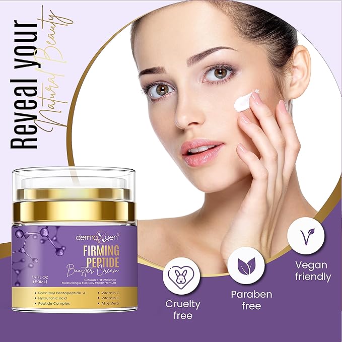 Wrinkle Cream for Face Deep Wrinkles – Anti Wrinkle Cream for Women with Peptides, Hyaluronic Acid & Aloe Vera – Skin Firming Moisturizer to Tighten, Lift & Boost Elasticity – 1.7 Fl Oz