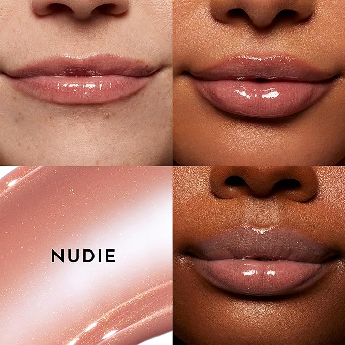 Lawless Women's Forget The Filler Lip Plumper Line Gloss, Nudie, Pink, 0.11 Fl Oz (Pack of 1)