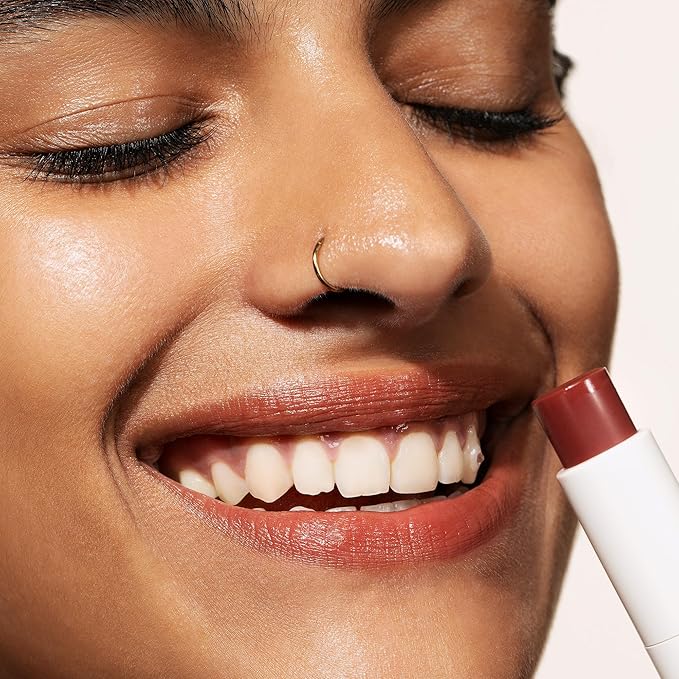 Melixir Vegan Lip Butter #18 Vintage Lust, Hydrating Tinted Lip Balm Stick, Bee-Free, Petrolatum-Free, Plant-Based With Shea Butter, Nourishing Care for Dry, Chapped Lips, Natural Finish