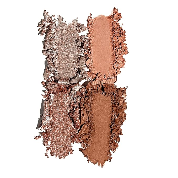 Sigma Beauty Quad Eyeshadow Palette – Makeup Eyeshadow Quad with a Buttery Soft Formula and Buildable, Blendable Shades for a Flawless Eye Look, Designed for All Day Wear (Peach Pie)