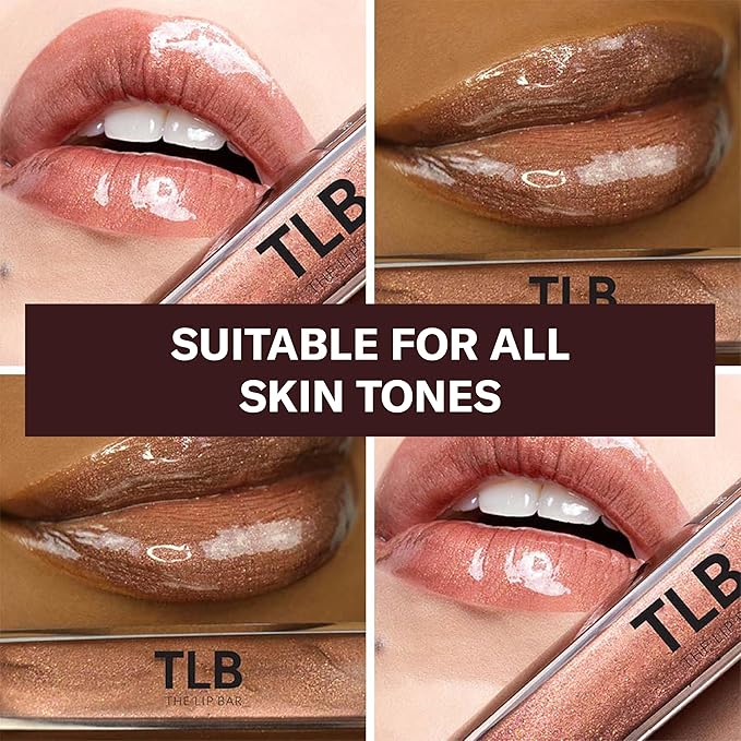 The Lip Bar - Lip Gloss, Extra (Brown Shimmer) - Gloss Up Sheer Finish - Smooth, Not Sticky Formula - Moisturizing Coconut Oil, Olive Oil, Argan Oil & Vitamin E - Vegan & Cruelty Free - .30 fl oz